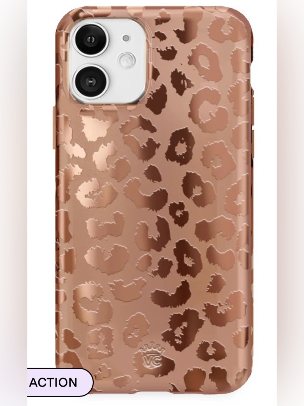 Velvet Caviar iPhone 11 Bronze Chrome Leopard Case 🖤